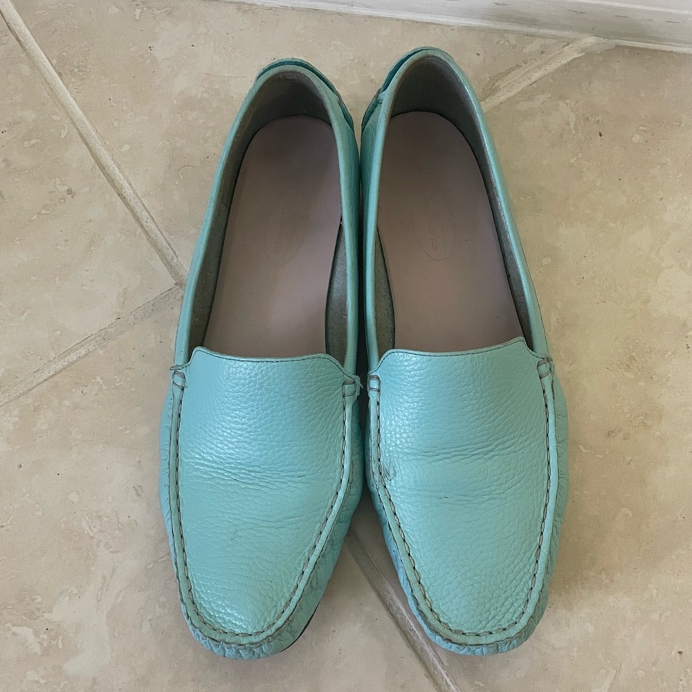 Talbots Aqua leather Loafers
